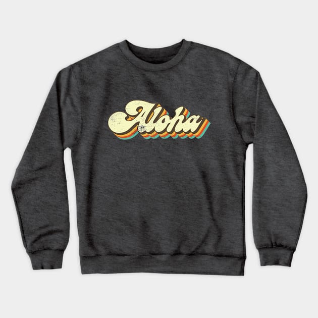 Aloha Crewneck Sweatshirt by Wright Art